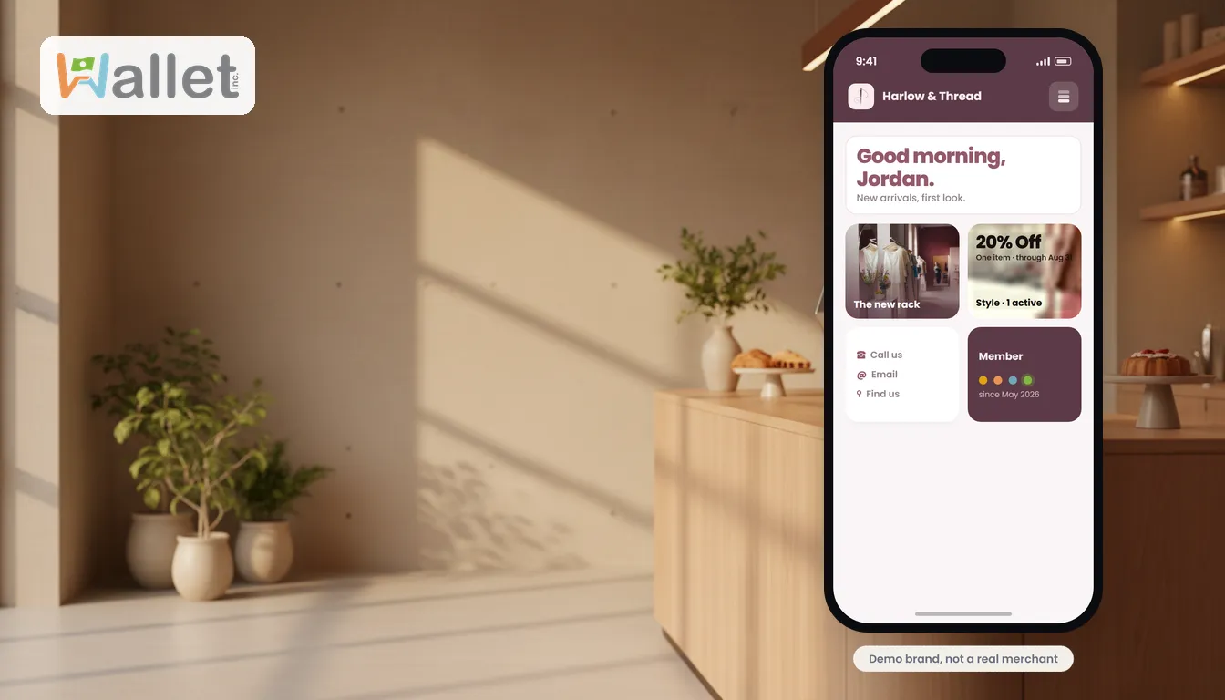 The My Offers screen in a branded Wallet.